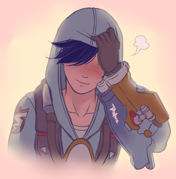 tracer and graffiti tracer (overwatch and 1 more) drawn by murasaki-yuri