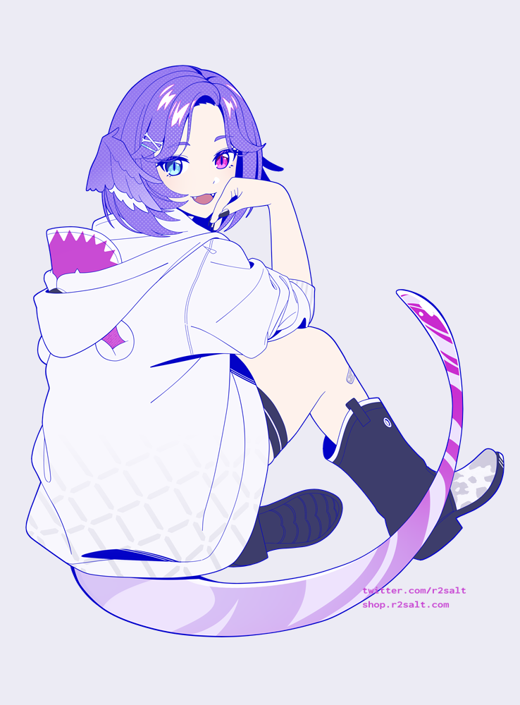 selen tatsuki (nijisanji and 1 more) drawn by r2salt