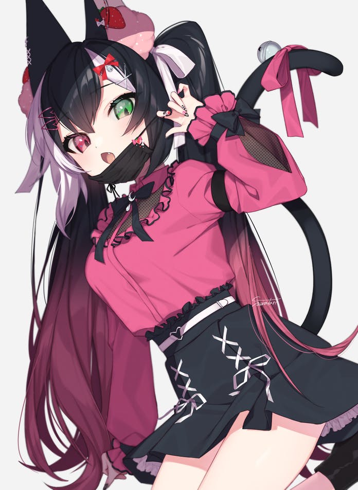 qiu yue (indie virtual youtuber) drawn by sado_shinogu