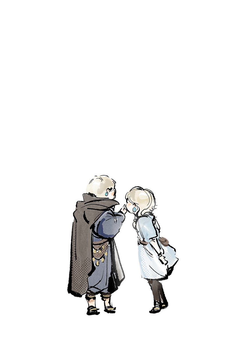 wylder and duchess (elden ring and 1 more) drawn by temporoyales