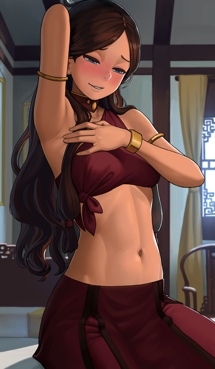 katara (avatar legends and 1 more) drawn by lasterk