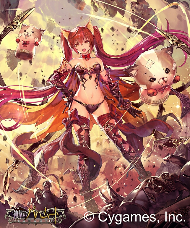 cerberus, mimi, and coco (granblue fantasy and 1 more) drawn by teddypocky