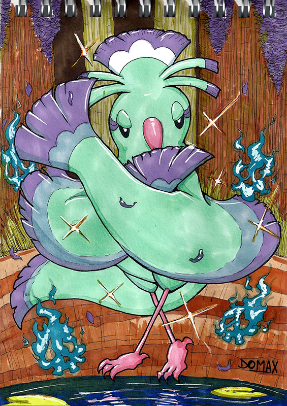 oricorio (pokemon) drawn by axdom