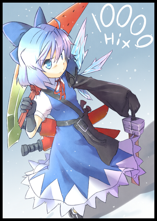 cirno (touhou and 1 more) drawn by senhaku