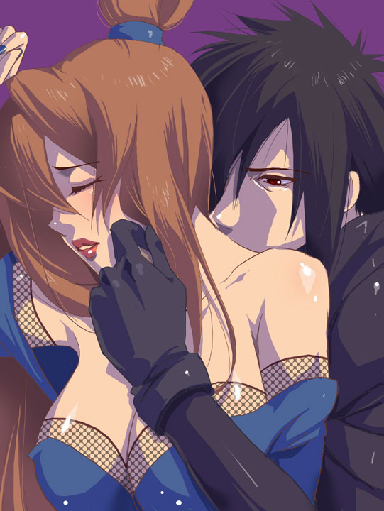 uchiha madara and terumi mei (naruto and 1 more) drawn by otogi_yougi