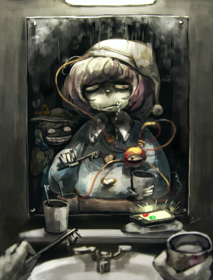komeiji koishi and komeiji satori (touhou) drawn by koto_inari