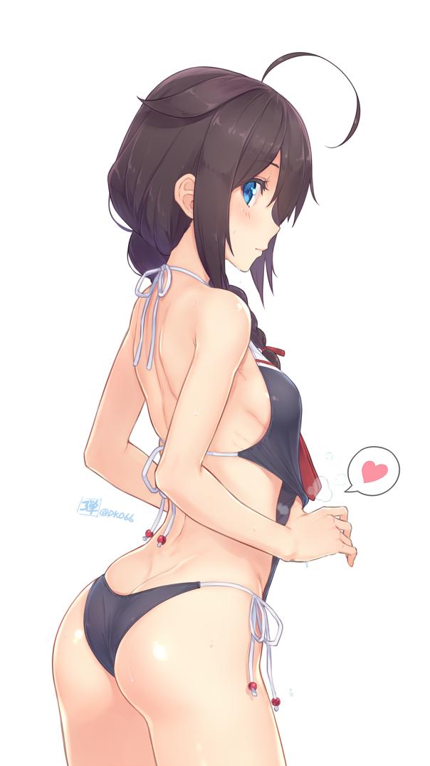shigure and shigure kai ni (kantai collection) drawn by dan_(kumadan)