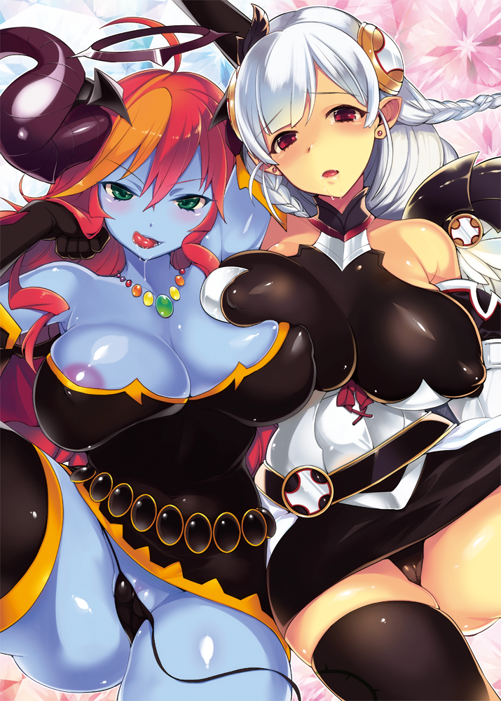 valkyrie, hera, and light valkyrie (puzzle & dragons) drawn by shindou_(fuguri)