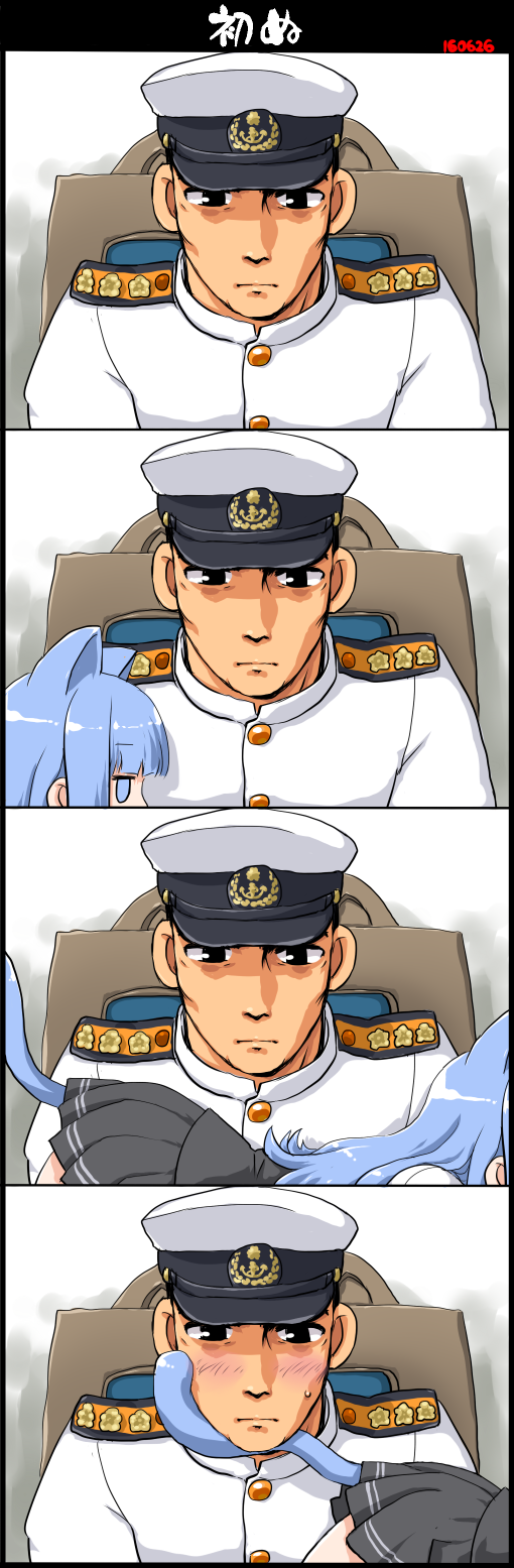 admiral and hatsukaze (kantai collection) drawn by dd_(ijigendd)