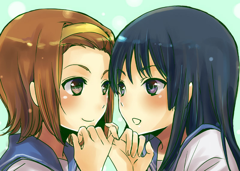 akiyama mio and tainaka ritsu (k-on!) drawn by hibi