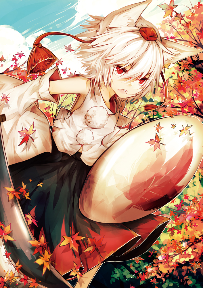 inubashiri momiji (touhou) drawn by kaio_(watagami)