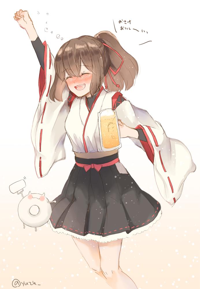 ise, enemy lifebuoy, and ise kai ni (kantai collection) drawn by yuzu_(kimagure_kankitsurui)