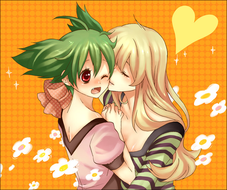 sheryl nome and ranka lee (macross and 1 more) drawn by mekonu_(mknn)
