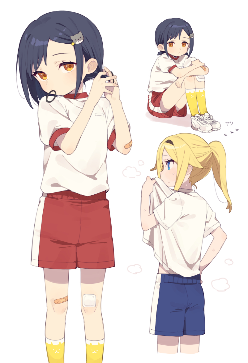 alice and kokoha (original) drawn by moyori