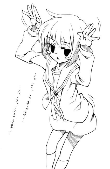 nagato yuki (suzumiya haruhi no yuuutsu) drawn by oryo_(oryo04)