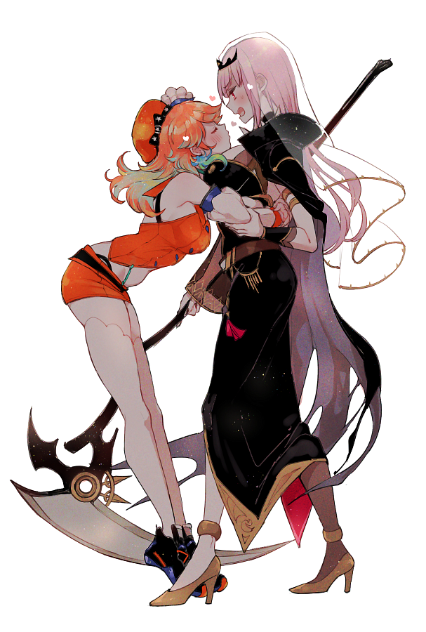 mori calliope and takanashi kiara (hololive and 1 more) drawn by mamaloni