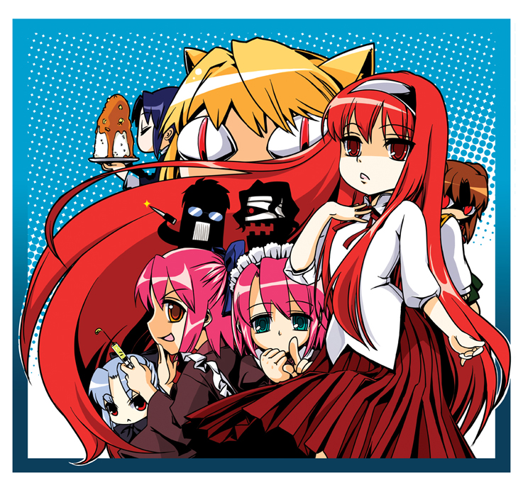 ciel, tohno akiha, kohaku, tohno shiki, hisui, and 5 more (tsukihime) drawn by mytyl