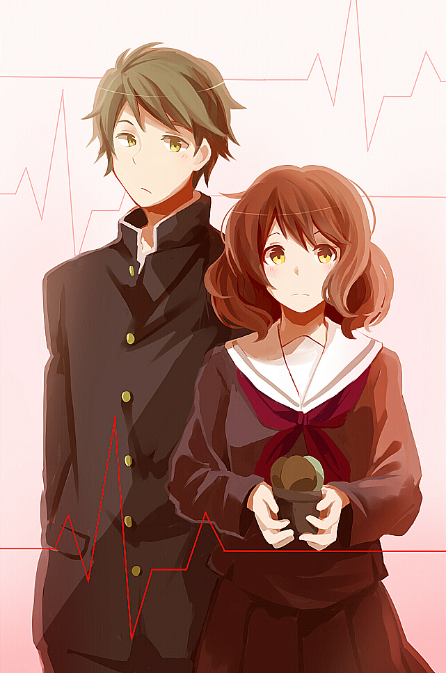oumae kumiko and tsukamoto shuuichi (hibike! euphonium) drawn by lilya