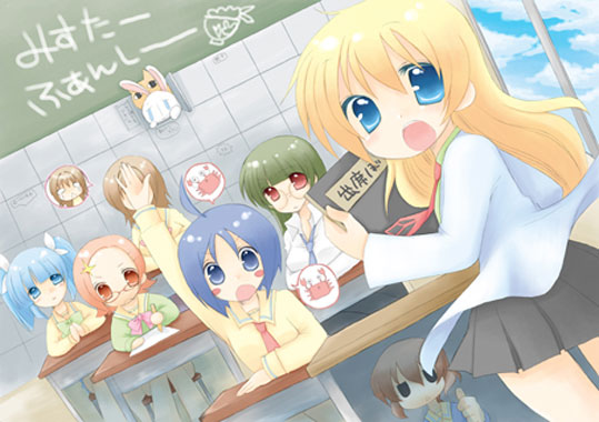 rebecca miyamoto, katagiri himeko, tachibana rei, suzuki sayaka, momose kurumi, and 2 more (pani poni dash!)