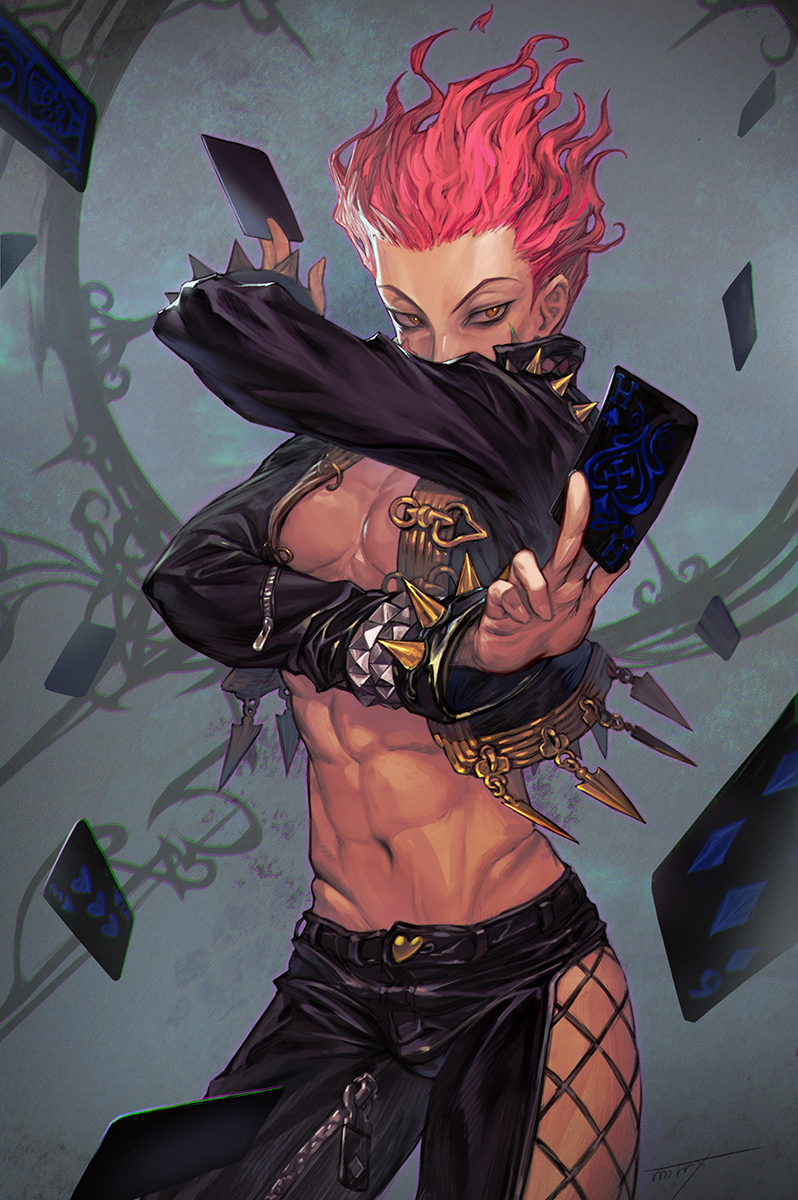 hisoka morow (hunter x hunter) drawn by morry