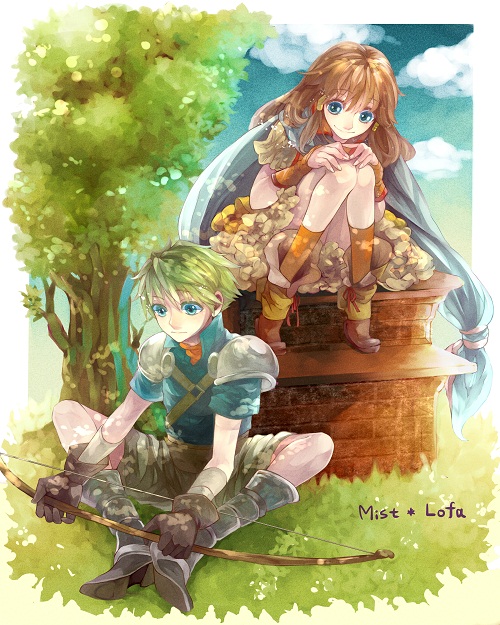 mist and rolf (fire emblem and 2 more) drawn by 4480yosiharu