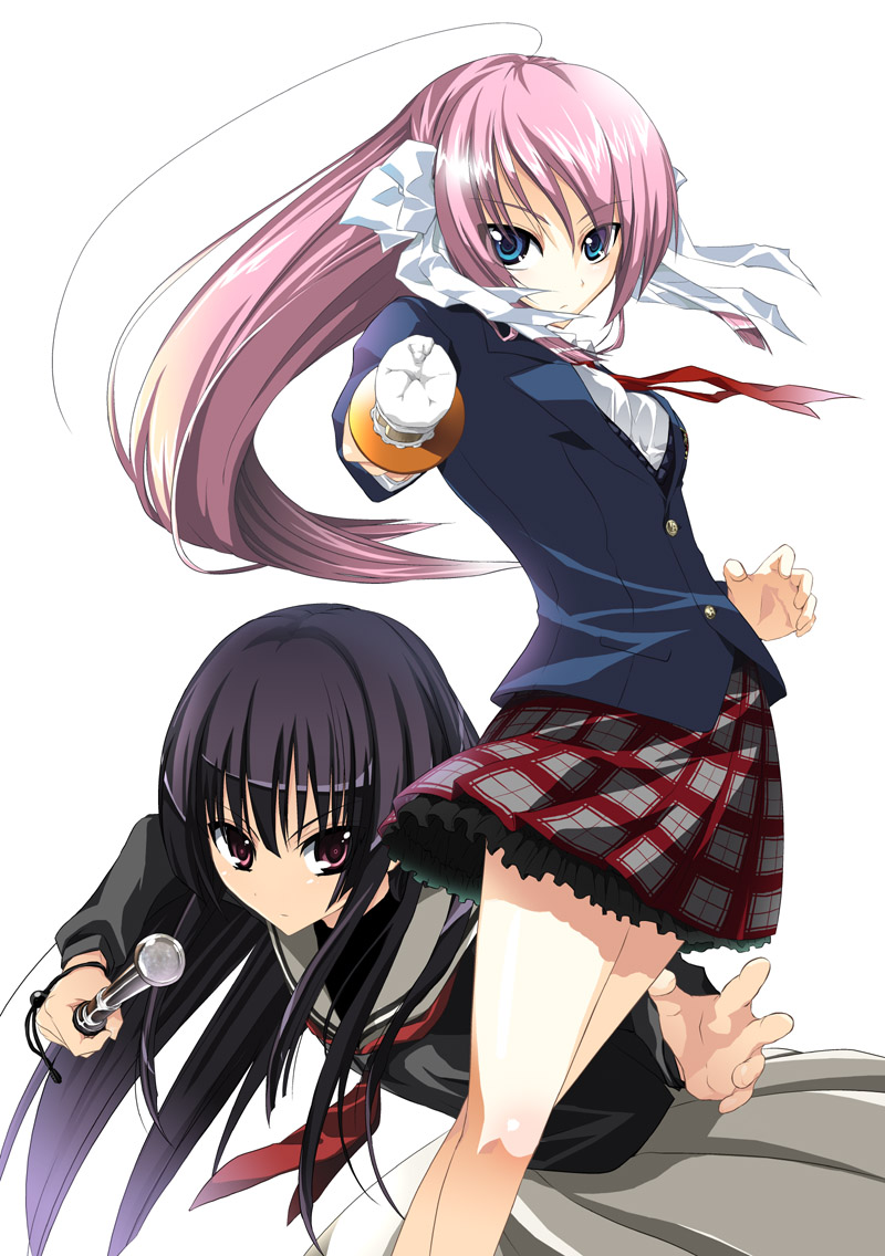 touyama sakura and satou kujira (shinakoi) drawn by kanzaki_karuna