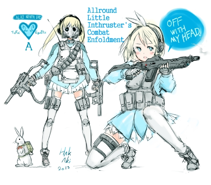alice (original and 2 more) drawn by hakuaki
