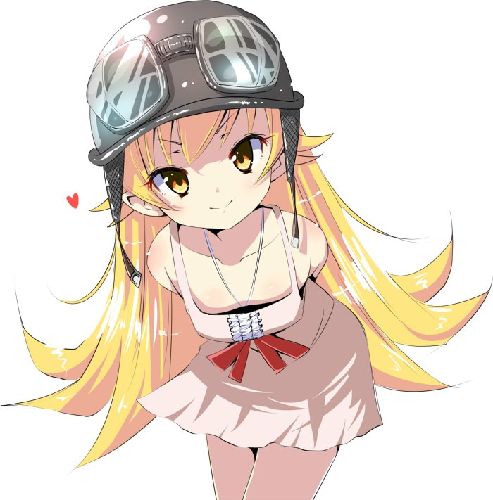 oshino shinobu (monogatari and 1 more) drawn by take_(office-t)
