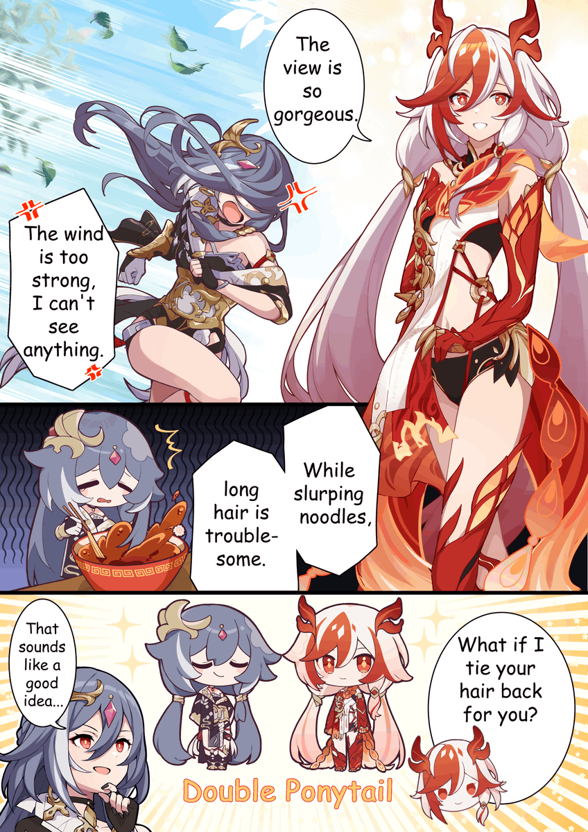 fu hua and herrscher of sentience (honkai and 1 more) drawn by aco_(bearchannel)