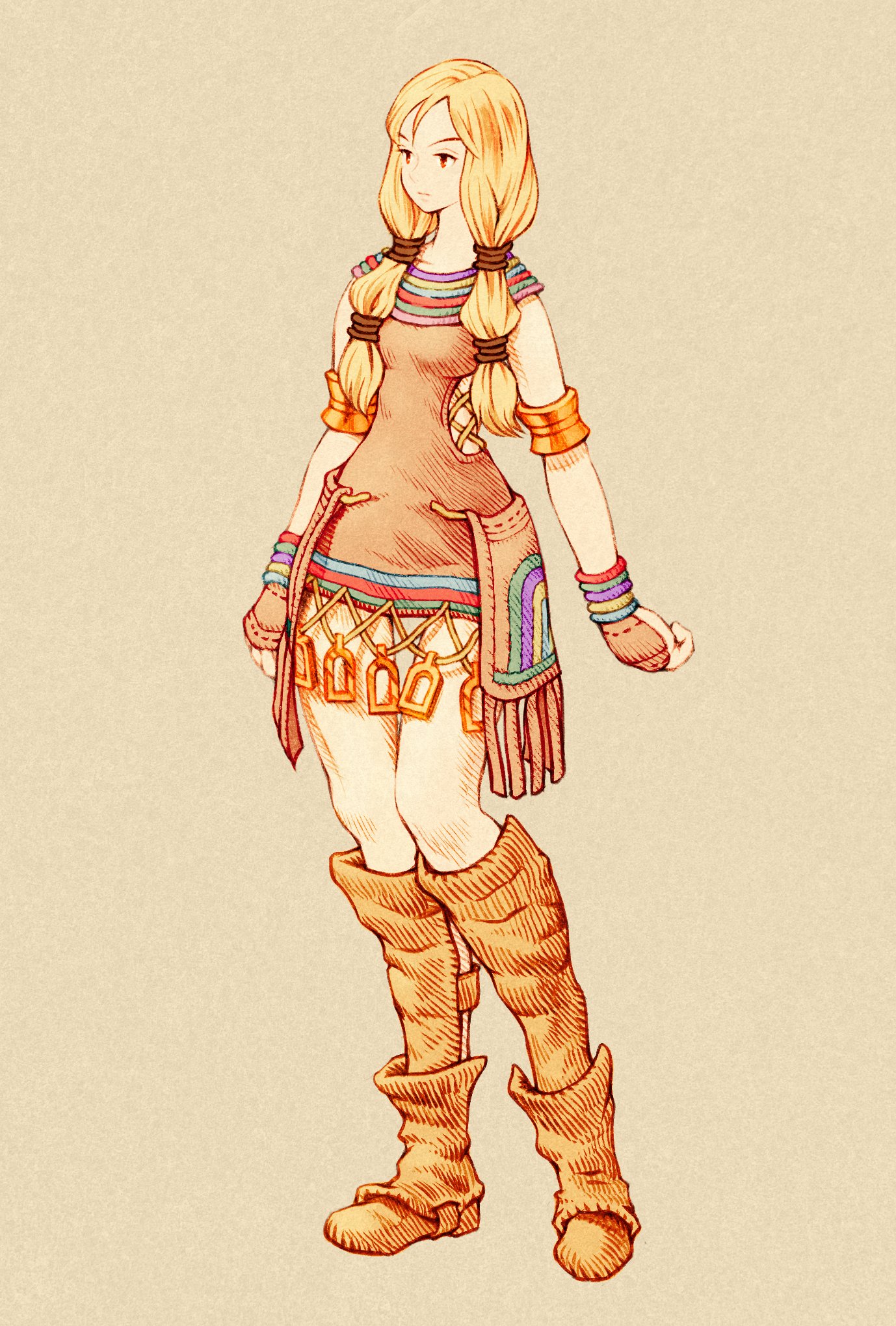 Geomancer Final Fantasy And 1 More Drawn By Shinichi Kobe Danbooru