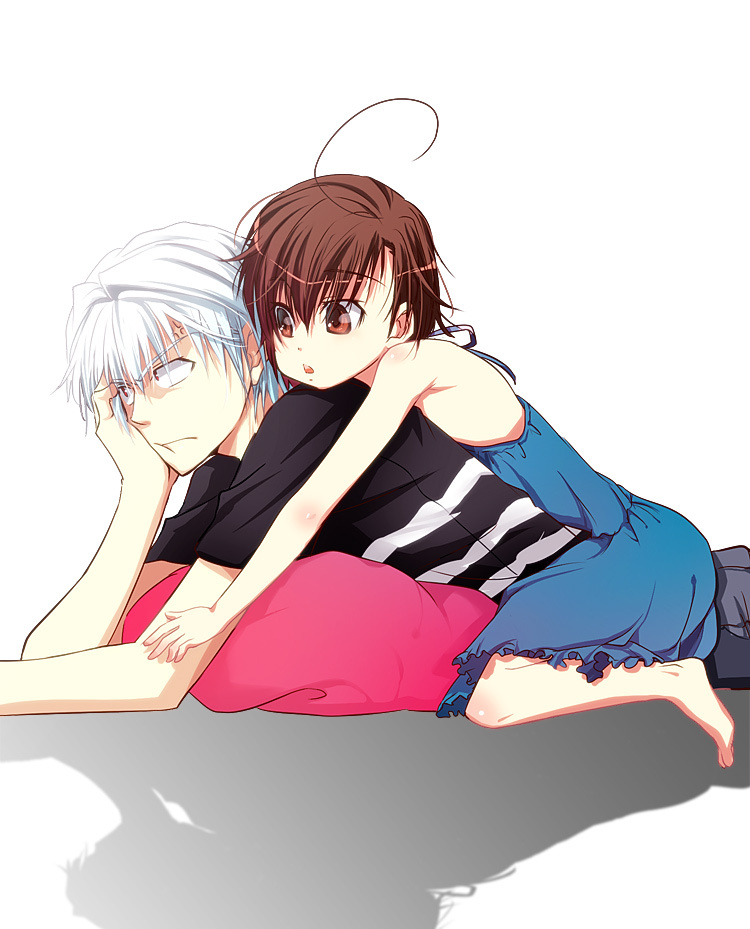 accelerator and last order (toaru majutsu no index and 1 more) drawn by kimura_shiki