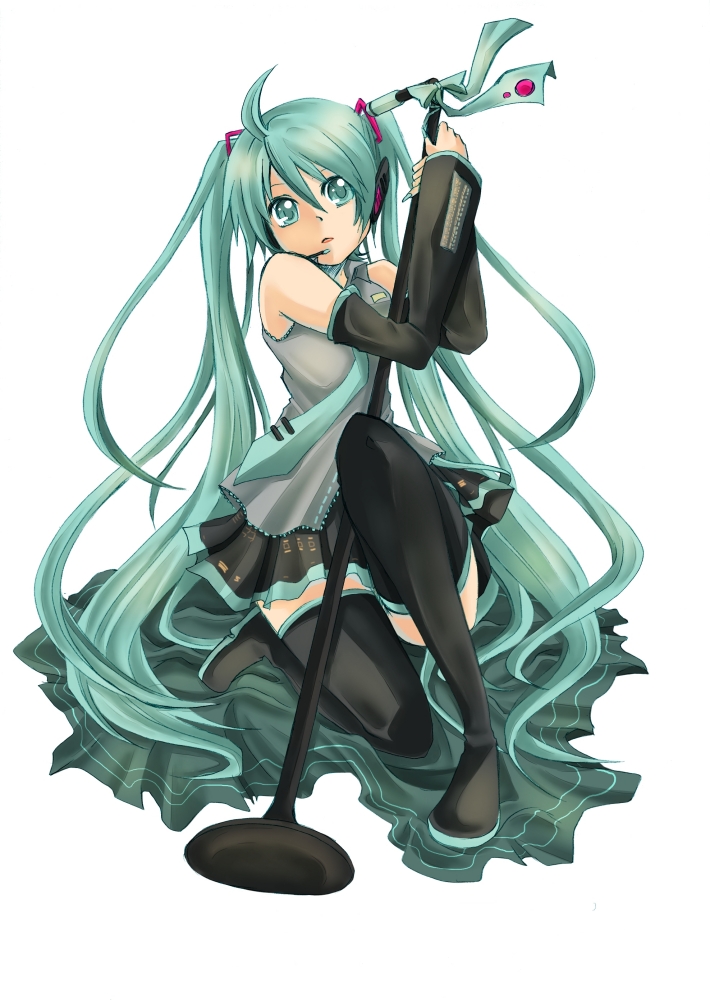 hatsune miku (vocaloid) drawn by amatsuki_colors