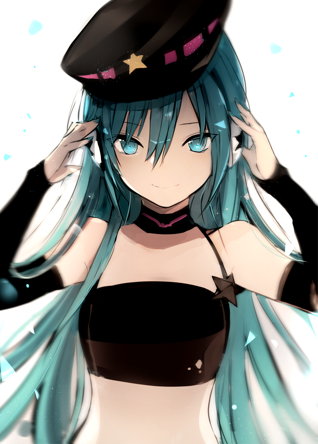 hatsune miku (vocaloid and 1 more) drawn by lpip