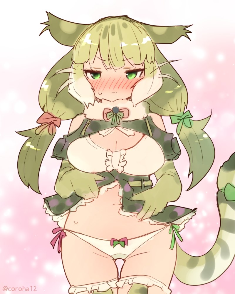 jungle cat (kemono friends and 1 more) drawn by coroha
