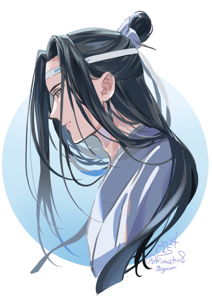 lan wangji (modao zushi) drawn by kimako_(kimako_8)