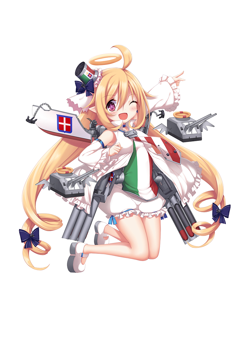 camicia nera (warship girls r) drawn by haluka_(aixioo)
