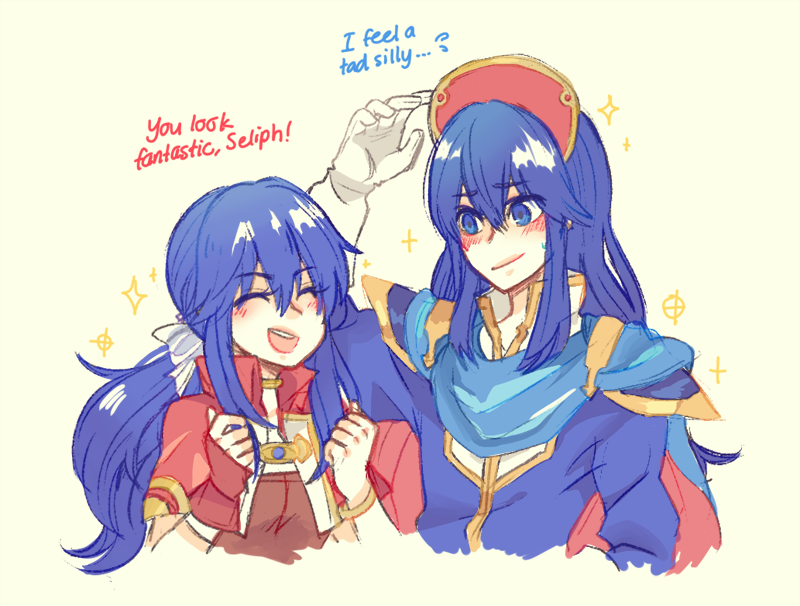 seliph and lilina (fire emblem and 3 more) drawn by alisha_(heirror)