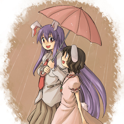reisen udongein inaba and inaba tewi (touhou) drawn by elista