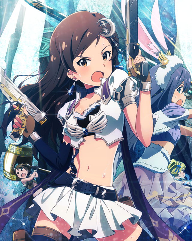futami ami, kitazawa shiho, mochizuki anna, and emily stewart (idolmaster and 1 more)