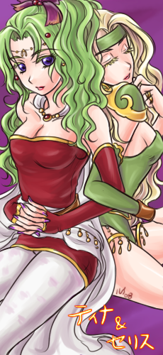 terra branford and celes chere (final fantasy and 1 more) drawn by sinon121821