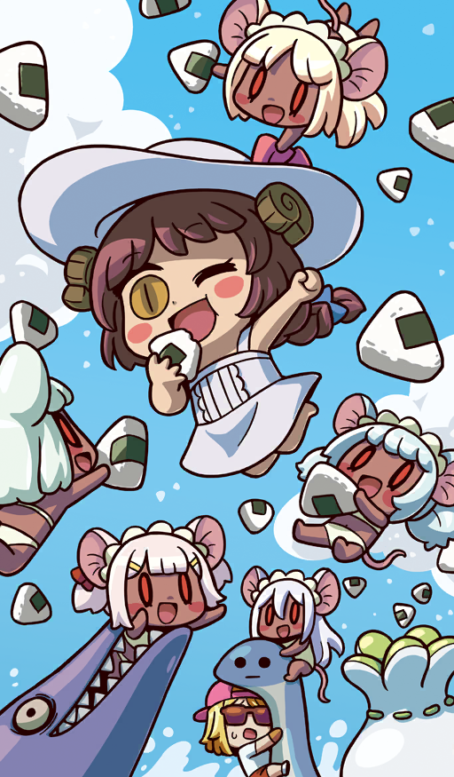 paul bunyan, daikokuten, mary anning, and super bunyan (fate and 1 more) drawn by riyo_(lyomsnpmp)