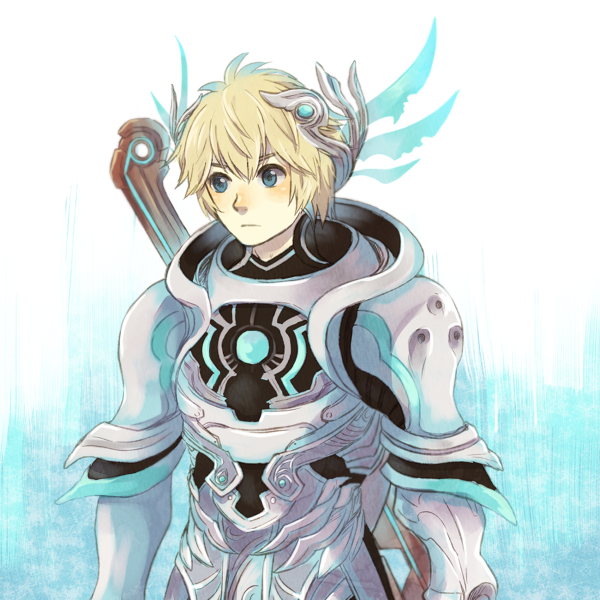 shulk (xenoblade chronicles and 1 more) drawn by kutta