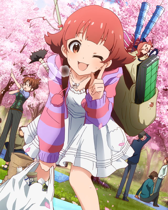 akizuki ritsuko and nonohara akane (idolmaster and 1 more)