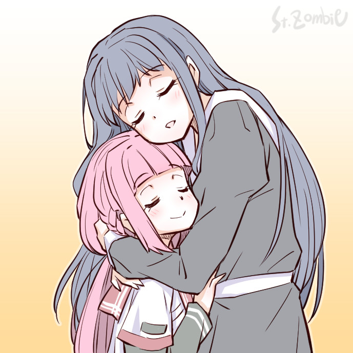 tamaki iroha and nanami yachiyo (mahou shoujo madoka magica and 1 more) drawn by studiozombie