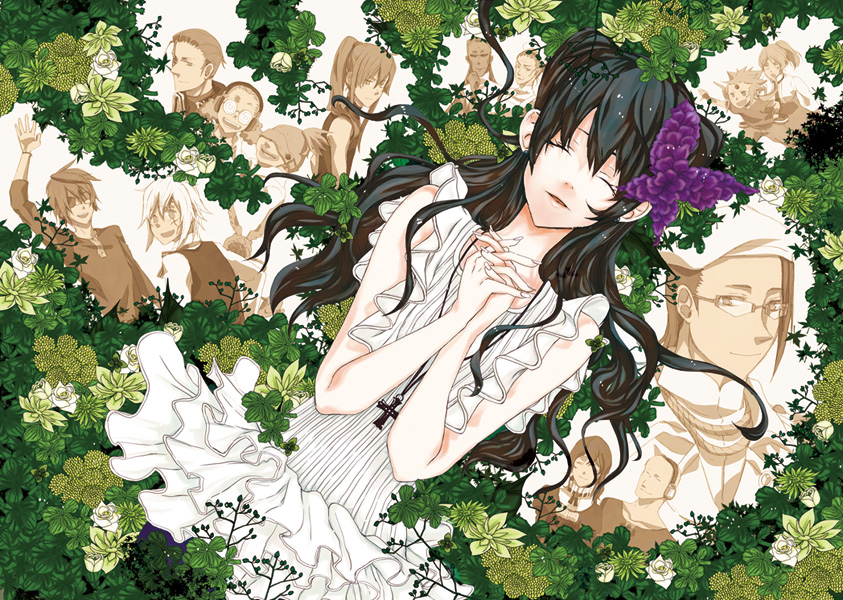 lenalee lee, allen walker, kanda yuu, lavi, miranda lotto, and 6 more (d.gray-man) drawn by houhou_(black_lack)