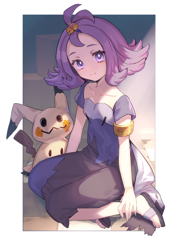 mimikyu and acerola (pokemon and 1 more) drawn by tomari_(veryberry00)