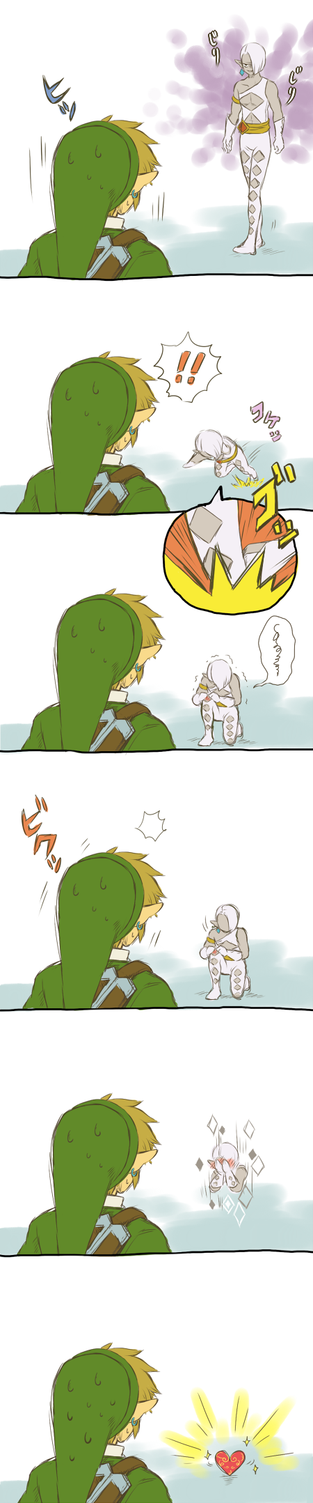 link and ghirahim (the legend of zelda and 1 more) drawn by mutsuki_kaya