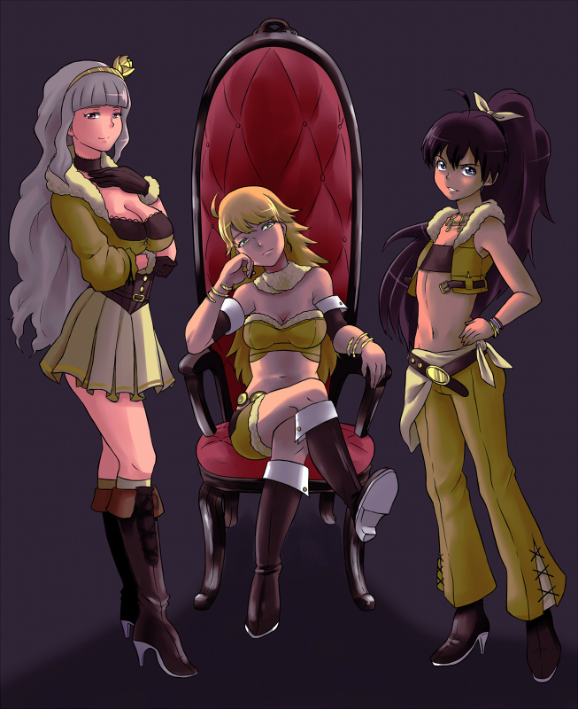 hoshii miki, shijou takane, and ganaha hibiki (idolmaster and 1 more) drawn by yokkora
