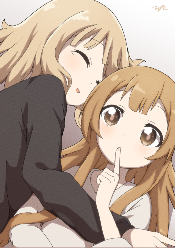 oomuro sakurako and oomuro hanako (yuruyuri and 1 more) drawn by aayh