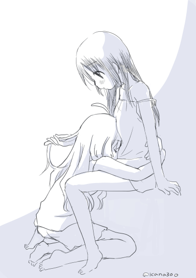 chito and yuuri (shoujo shuumatsu ryokou) drawn by mitou_kana